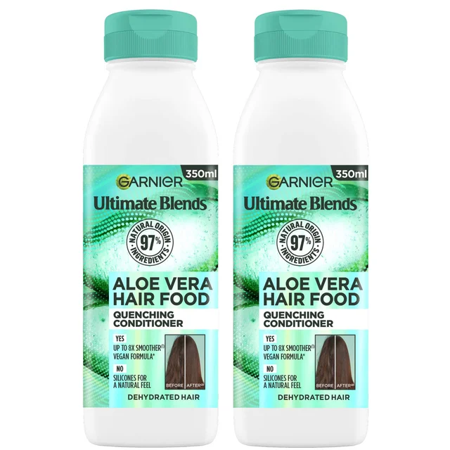 Garnier Ultimate Blends Aloe Vera Hair Food Quenching Conditioner Duo