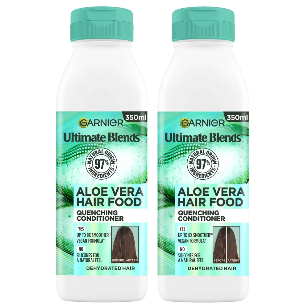 Garnier Ultimate Blends Aloe Vera Hair Food Quenching Conditioner Duo Image 1