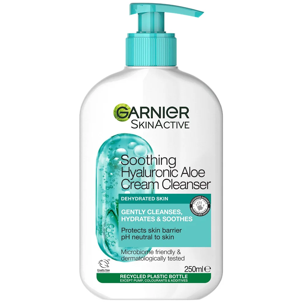 Garnier Skin Active Hyaluronic Aloe Soothing Cream Cleanser 250ml Image 1