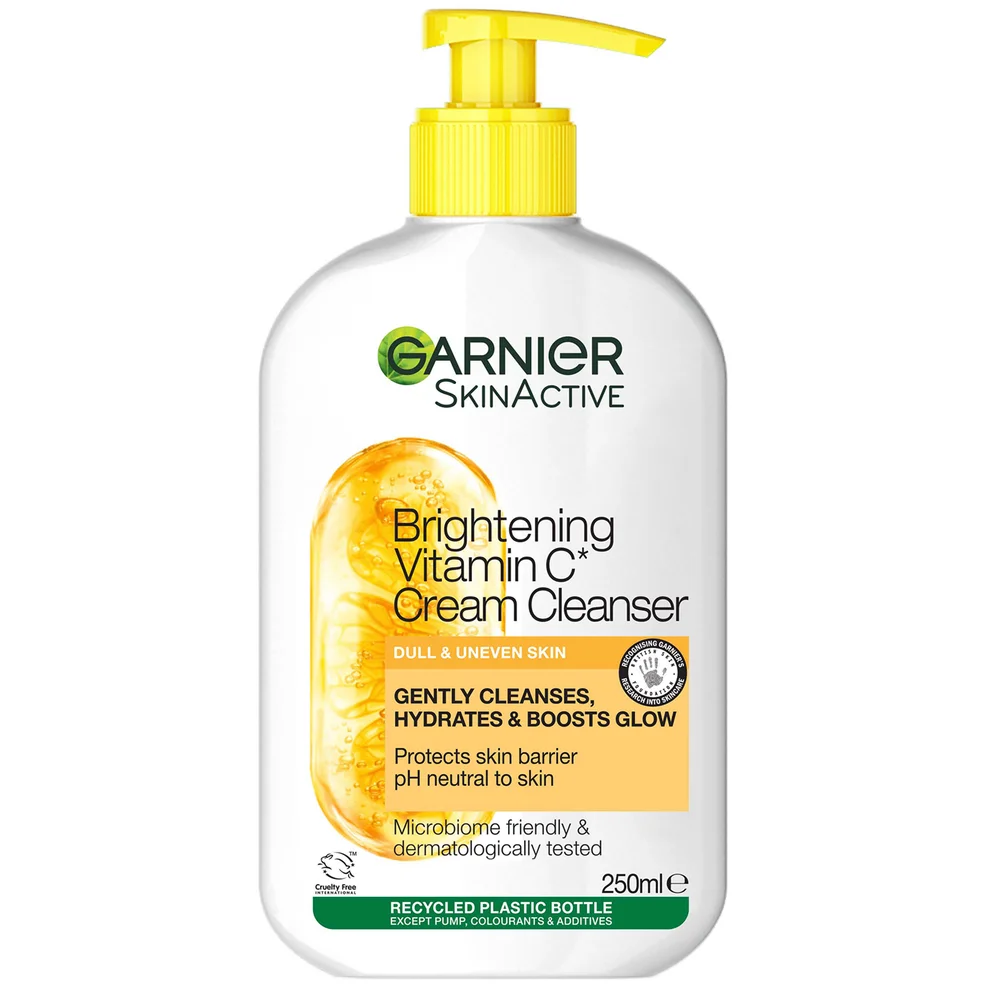 Garnier Skin Active Vitamin C Brightening Cream Cleanser 250ml Image 1
