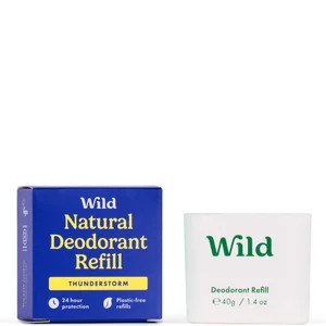 Wild Men's Fresh Cotton & Sea Salt Deodorant Refill - Option THUNDERSTORM