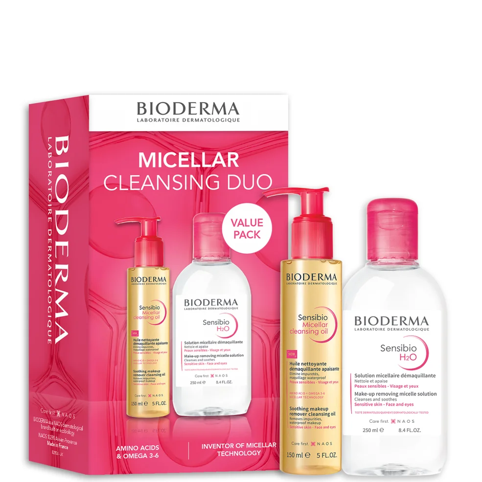 Bioderma Exclusive Sensibio Cleansing Oil and H2O Duo (Worth £32.50) Image 1