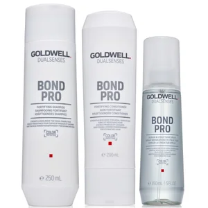 Goldwell Dualsenses Bond Pro Hair Bond Boosting Trio For Weak, Damaged Hair (Worth £44) - undefined undefined