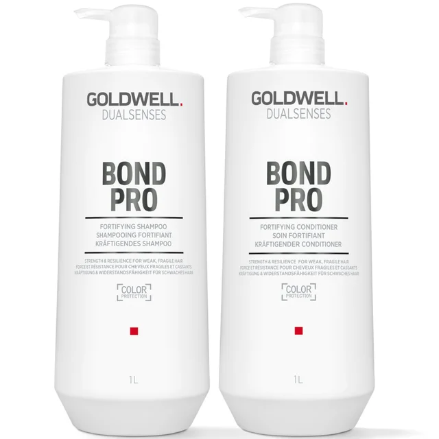 Goldwell Dualsenses BondPro+ Shampoo and Conditioner 1L Duo (Worth £149)