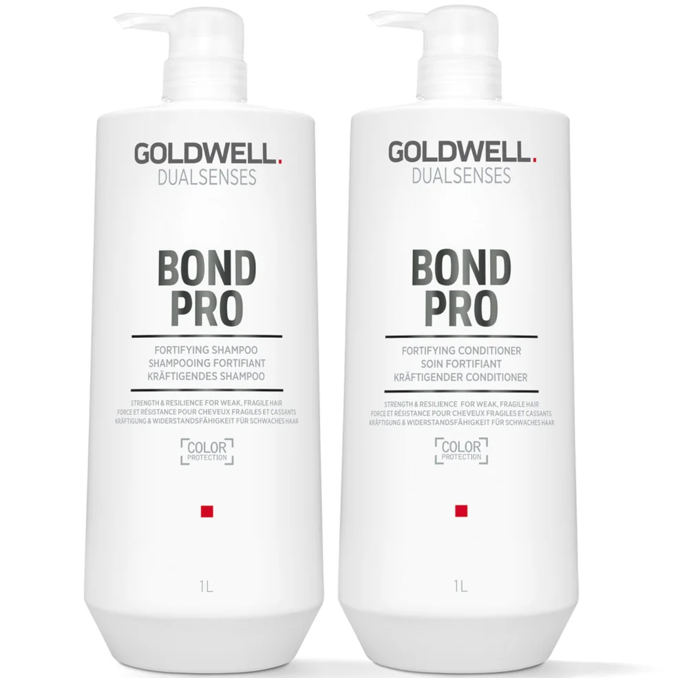 Goldwell Dualsenses BondPro+ Shampoo and Conditioner 1L Duo (Worth £149) Image 1