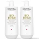 Goldwell Dualsenses Rich Repair Restoring Shampoo And Conditioner For Dry To Severely Damaged Hair 1L Duo (Worth £101)