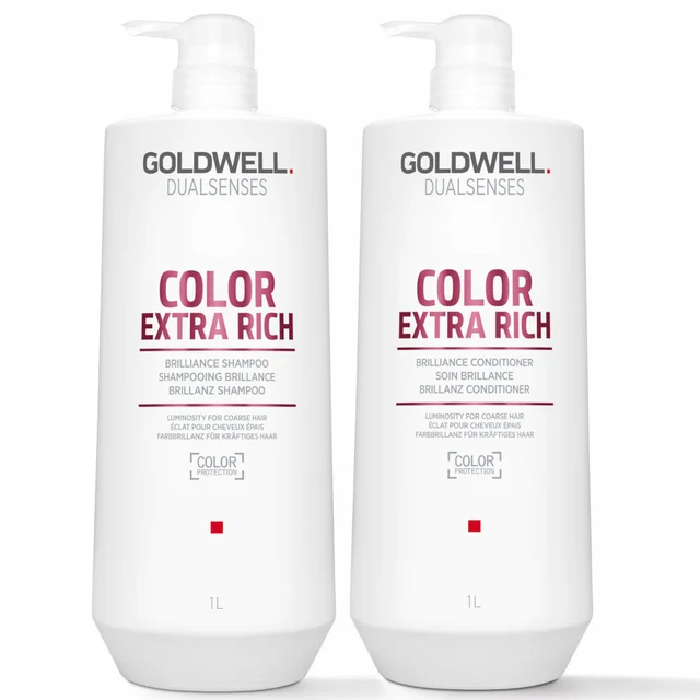 Goldwell Dualsenses Color Brilliance Extra Rich Shampoo and Conditioner 1L Duo (Worth £149)