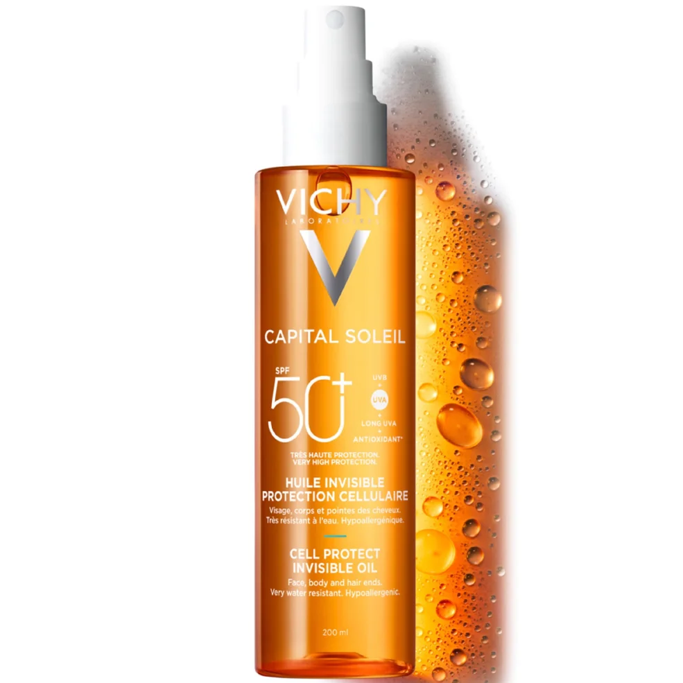 Vichy Capital Soleil Cell Protect Oil SPF 50 200ml Image 1