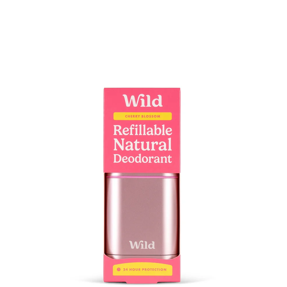 Wild Cherry Blossom Deodorant in Pink Case 40g Image 1