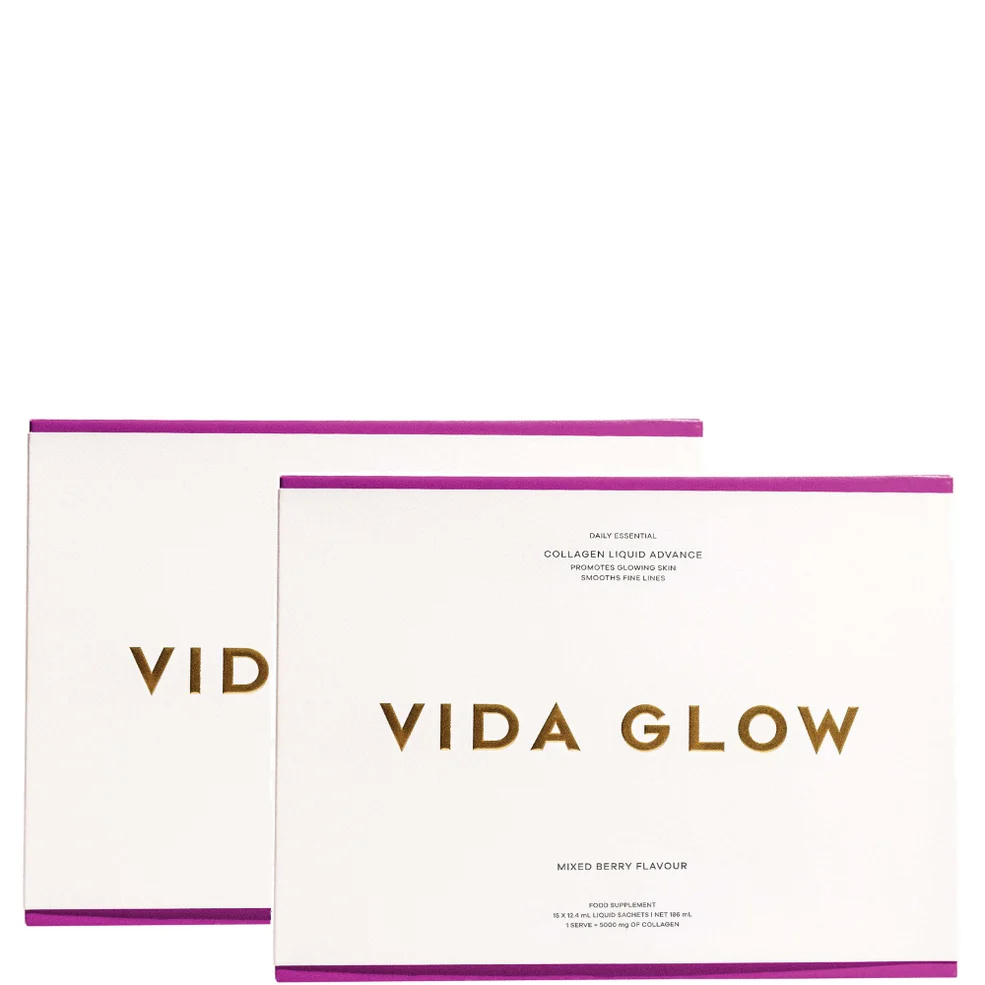 Vida Glow Collagen Liquid Advanced Duo (Worth £78) Image 1