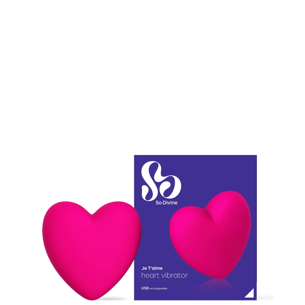 So Divine Je T'aime Heart Pebble Vibrator Image 1