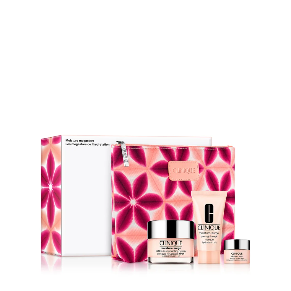 Clinique Moisture Surge Megastars: Hydrating Skincare Gift Set (Worth £64.55) Image 1