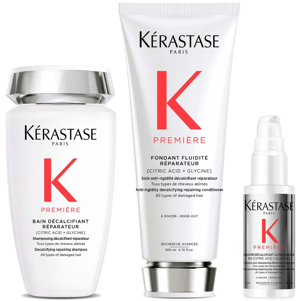Kérastase Première Decalcifying Shampoo & Conditioner Duo with Travel Size Pre-Shampoo for Damaged Hair (Worth £83.52) Image 1