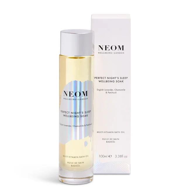 NEOM Wellbeing Perfect Night’s Sleep Wellbeing Soak Multi-Vitamin Bath Oil 100ml