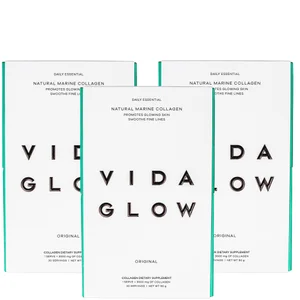 Vida Glow Natural Marine Collagen 3 Month Supply (Worth £117) - undefined undefined