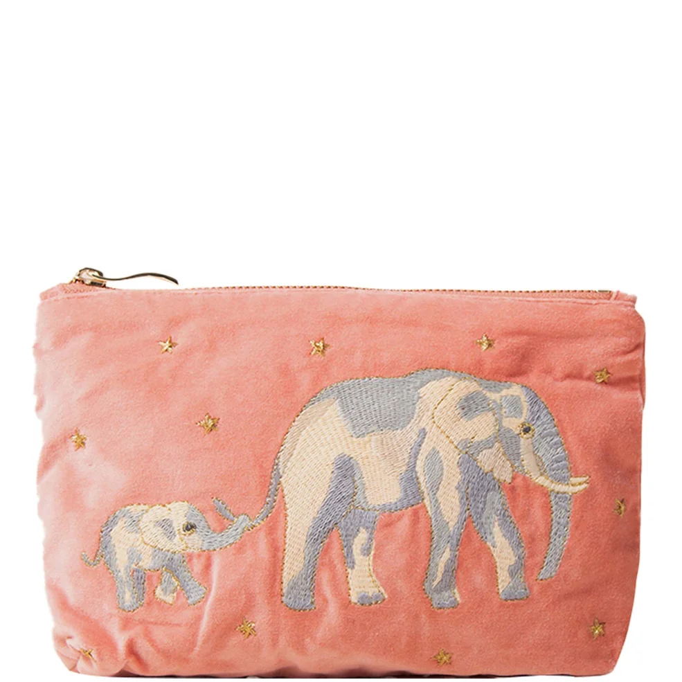 Chala Elephant Everyday Tote Shoulder Bag - Dark Pink, 13.5" X 15" X 3.5", Faux Leather