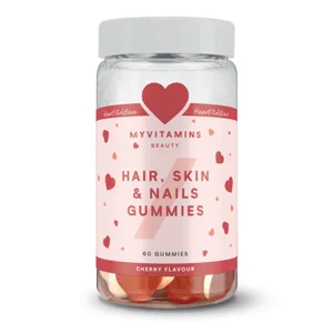 Myvitamins Hair, Skin & Nails Gummies Cherry Flavour Heart Edition - Flavour Cherry
