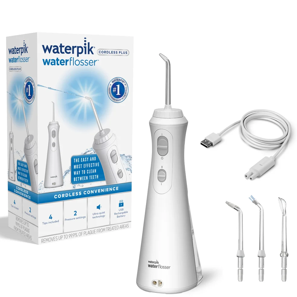 Waterpik Cordless Plus Cordless Water Flosser 490 White Image 1
