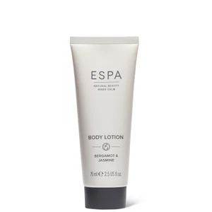 ESPA Bergamot and Jasmine Body Lotion 75ml Tube - undefined undefined