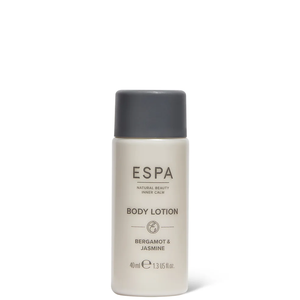 ESPA Bergamot and Jasmine Body Lotion 40ml Bottle Image 1