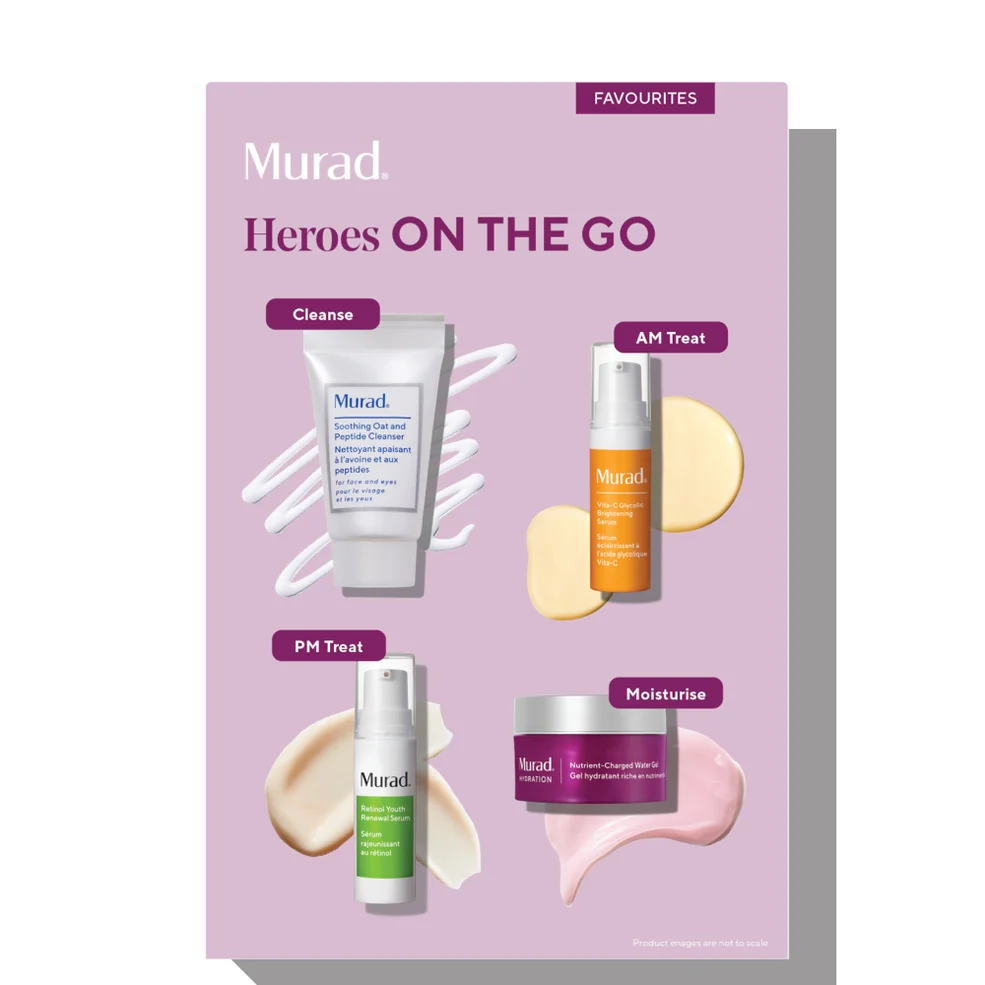 Murad Heroes On The Go Set with Retinol and Vitamin C Serums Exclusive Image 1