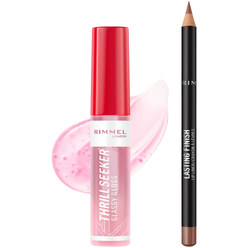 Rimmel Thrill Seeker Glassy Gloss and Lasting Finish Lip Liner (Various Shades) Image 1