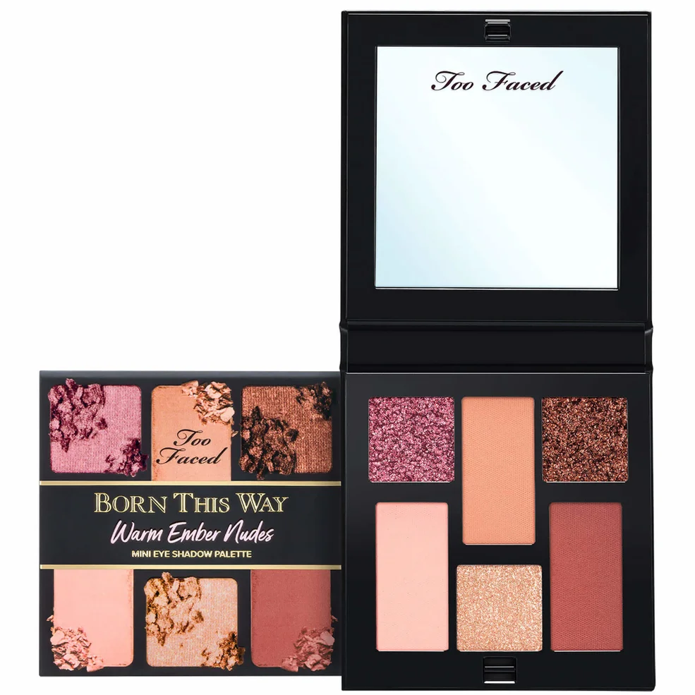 Too Faced Born This Way Warm Ember Nudes Mini Eyeshadow Palette Image 1