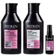 Redken Acidic Color Gloss Shampoo 300ml, Conditioner 300ml and Heat Protection Treatment 45ml, Glass-Like Shine (Worth £57.49)