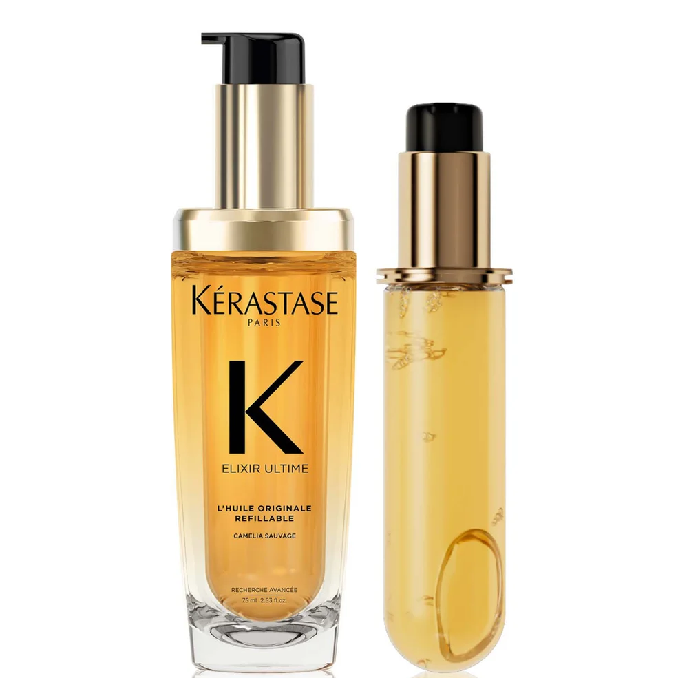 Kérastase Elixir Ultime Hair Oil L'Huile Originale Refillable, for All Hair Types with Argan Oil & Heat Protection 75ml Image 1