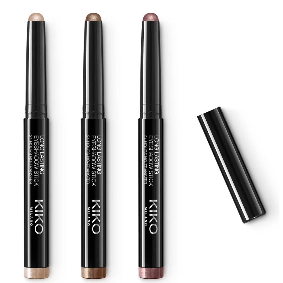 KIKO Milano Exclusive Long Lasting Eyeshadow Stick Trio - Warm Neutrals Image 1