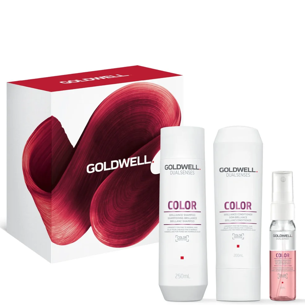 Goldwell Dualsenses Color Brillance Gift Set Anti-Colour Fading for Fine to Medium Hair (Worth £35.40) Image 1