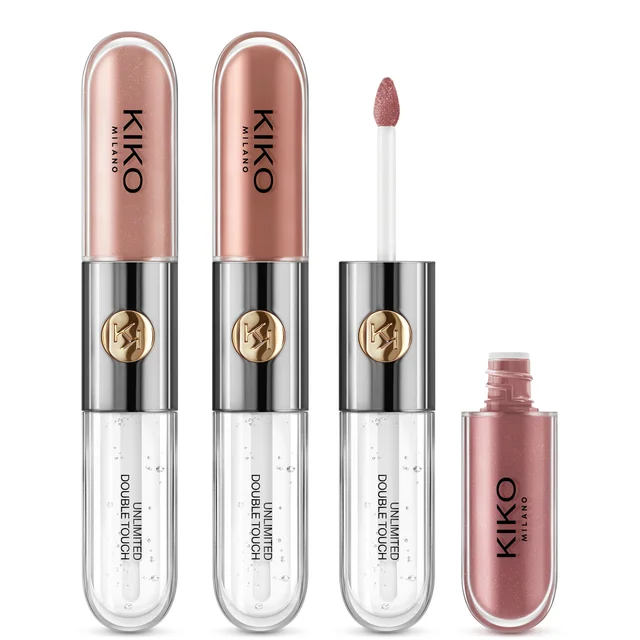 KIKO Milano Unlimited Double Touch Lip Set 18ml - Nude Attitude (Worth £38.97)