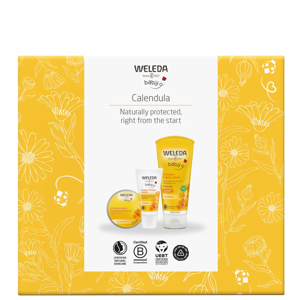 Weleda Mother and Child Calendula Baby Skincare Gift Set Image 1