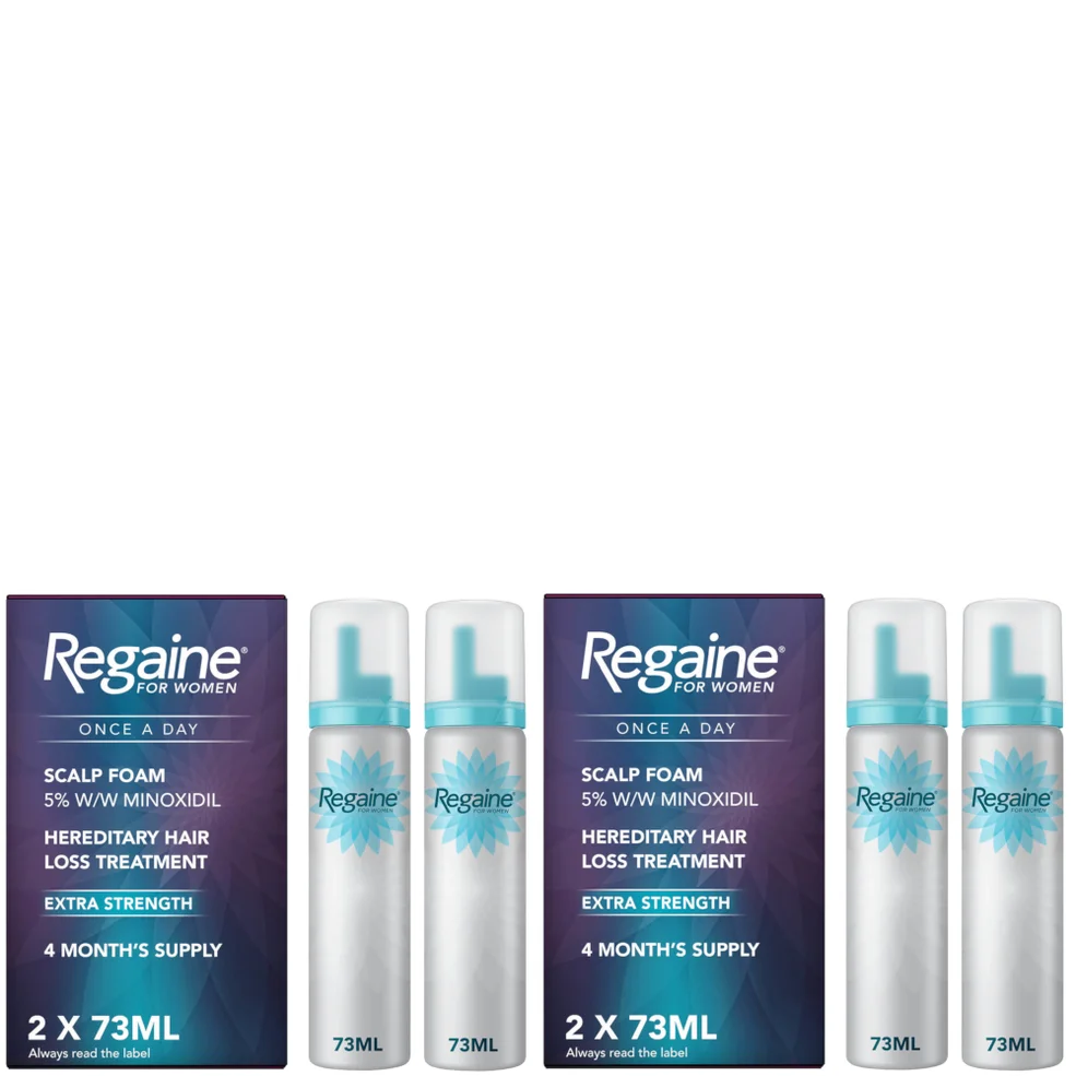 Regaine For Women Re-Growth Scalp Foam with 5% Minoxidil - 8 Month Supply Bundle Image 1