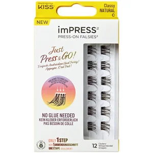 Kiss imPRESS Press On Single Lashes - Classy Natural - Option Natural