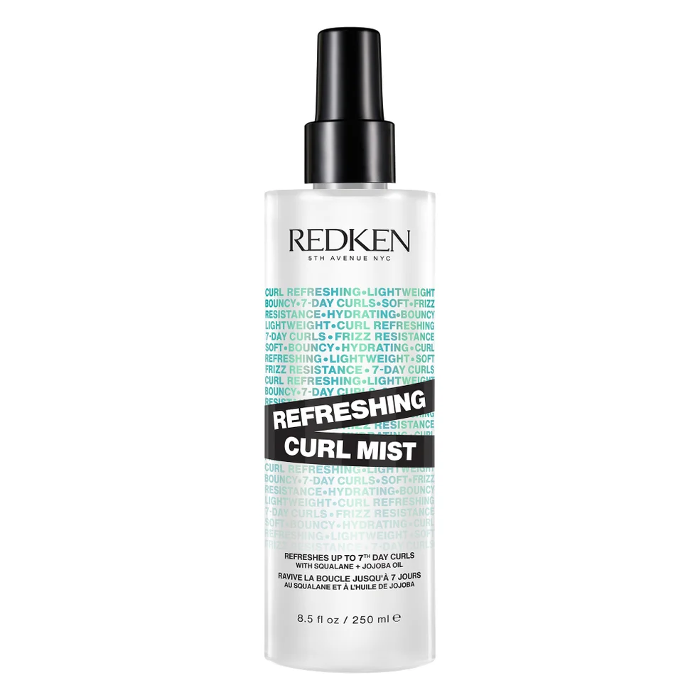 Redken Refreshing Curl Mist, Anti-Frizz Spray for Curly and Coily Hair, Redefines & Adds Shine 250ml Image 1