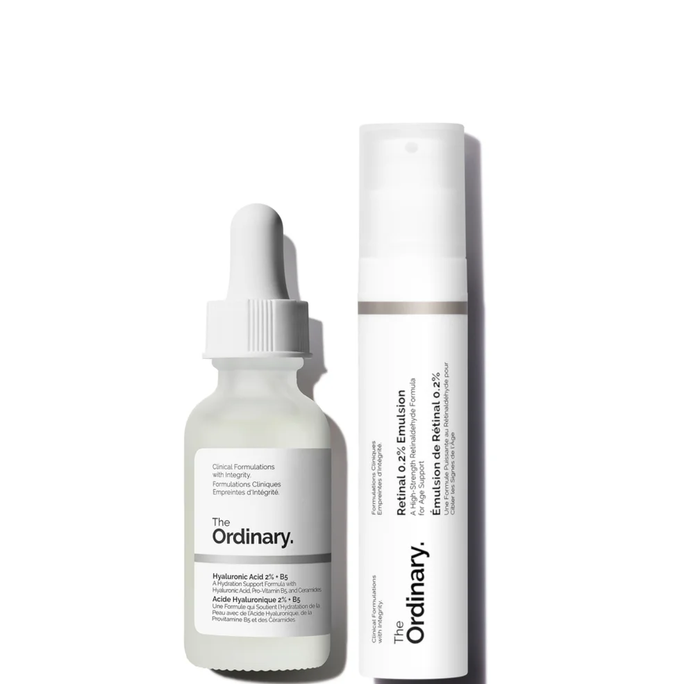 The Ordinary Hydrating & Resurfacing Serum and Retinal Night Duo Image 1