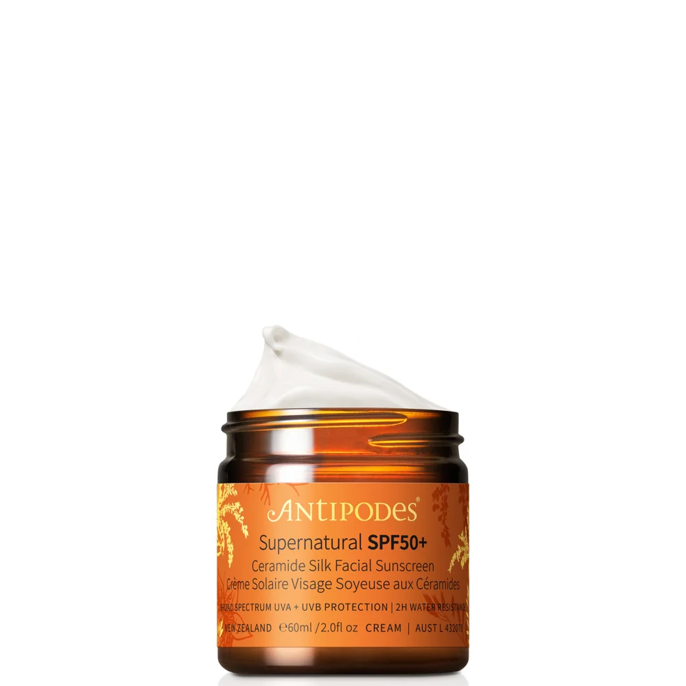 Antipodes Supernatural SPF50+ Ceramide Silk Facial Sunscreen 60ml Image 1