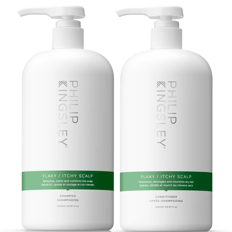 Philip Kingsley Flaky Itchy Shampoo and Conditioner 1000ml Duo Image 1