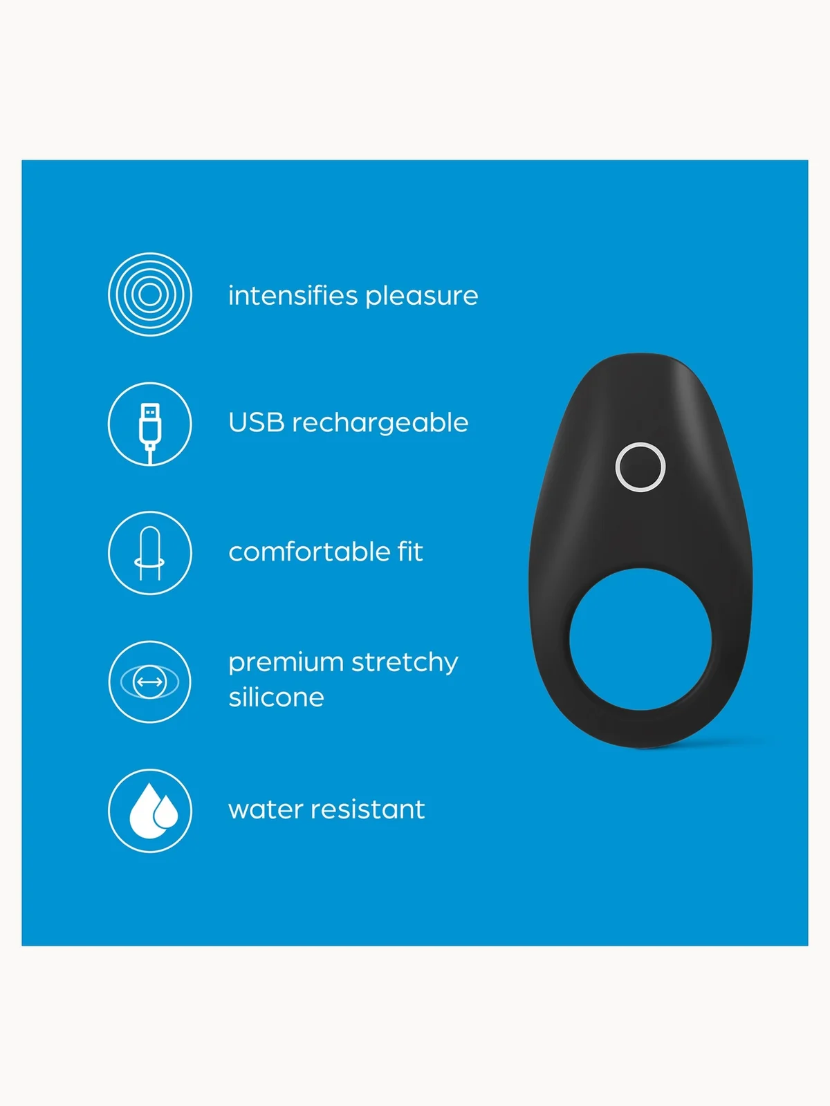 So Divine Rechargeable Vibrating Ring | LOOKFANTASTIC So Divine Rechargeable Vibrating Ring | LOOKFANTASTIC