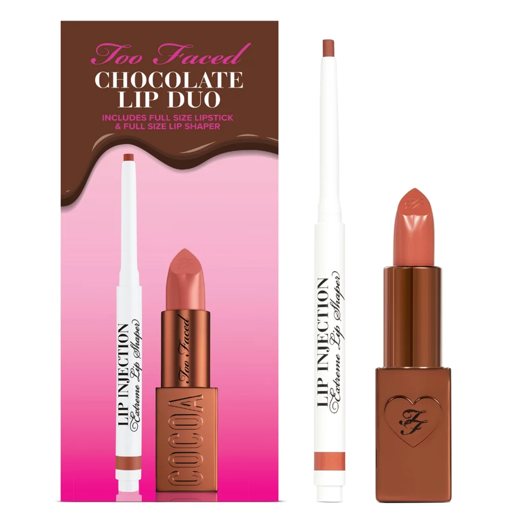 Too Faced Chocolate Lip Duo (Worth £45) Image 1