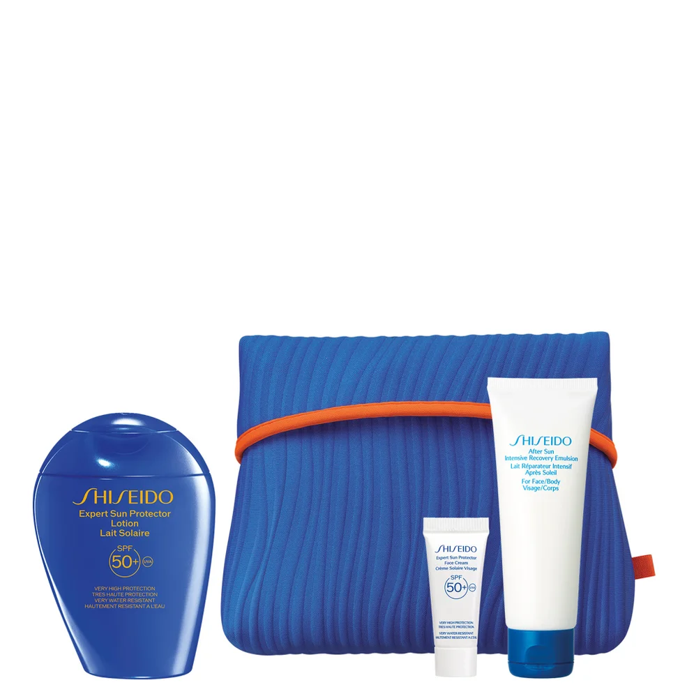 Shiseido Exclusive Global Suncare Expert Sun Aging Protection SPF 50 Set (Worth £56.90) Image 1