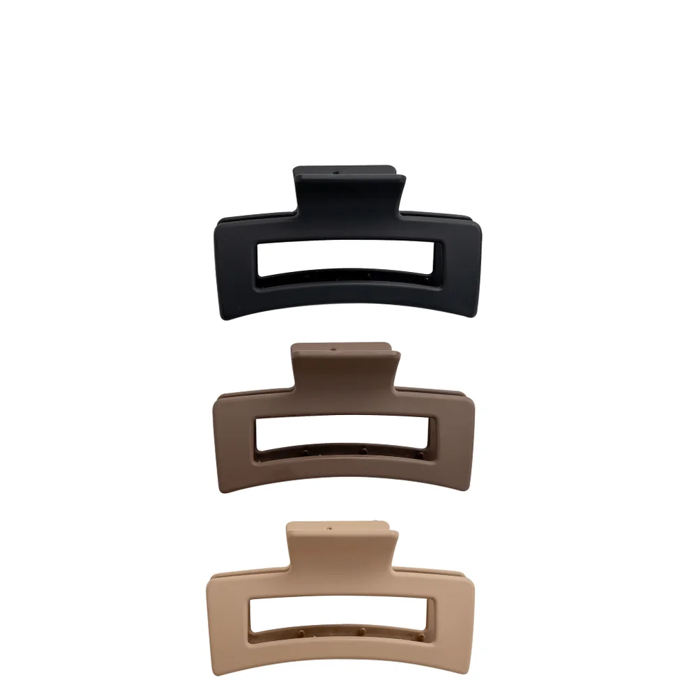 brushworks Classic Claw Clips (3 Pack) Image 1