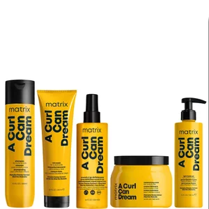 Matrix A Curl Can Dream Shampoo Hair Mask Moisturising Cream Light Hold Gel and Defining Spray for Wavy and Curly Hair - undefined undefined