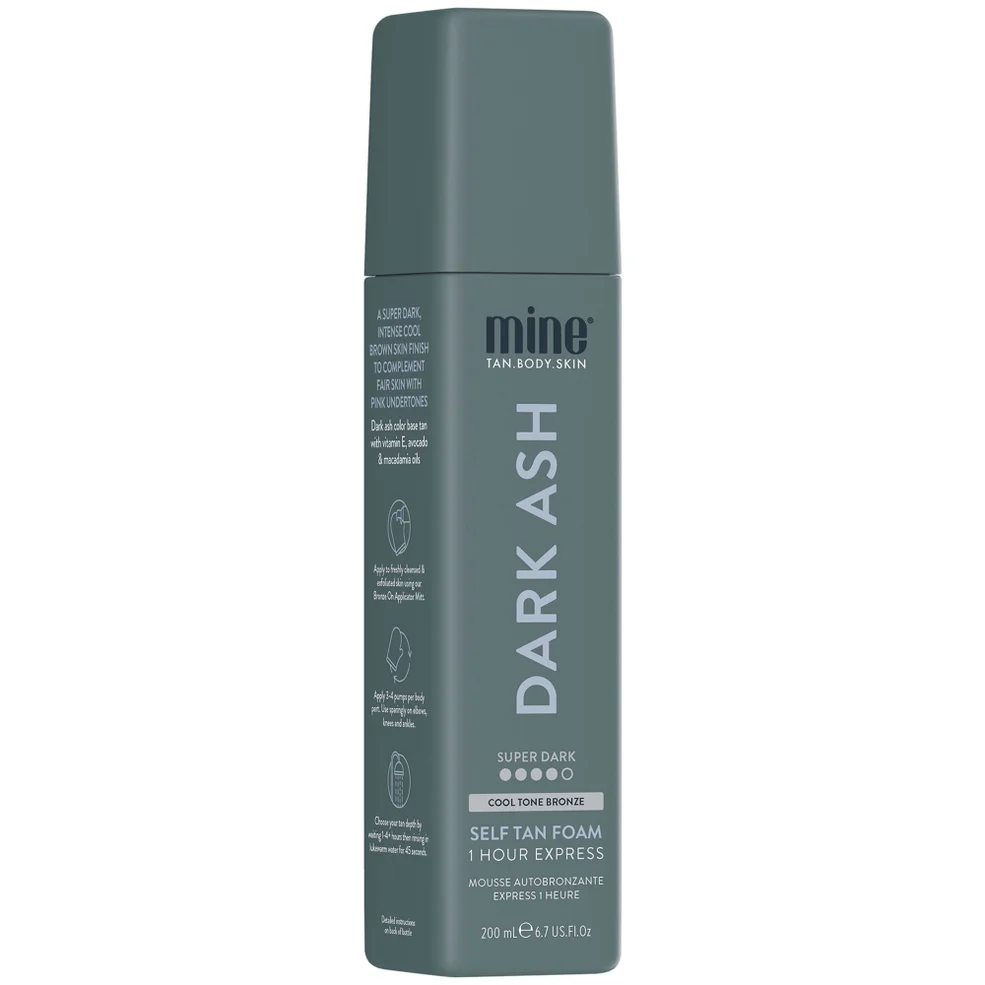 MineTan Colour Base Dark Ash Foam 200ml Image 1
