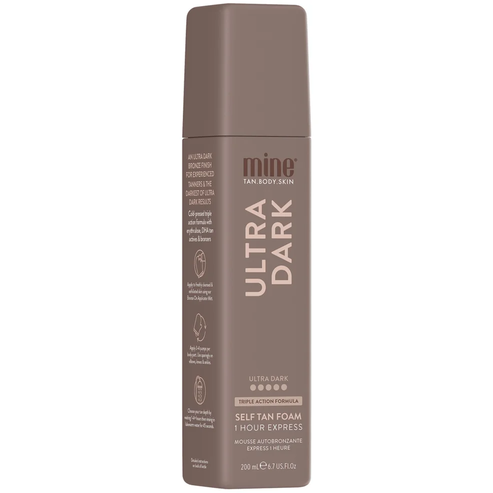 MineTan Ultra Dark Self Tan Mousse 200ml Image 1