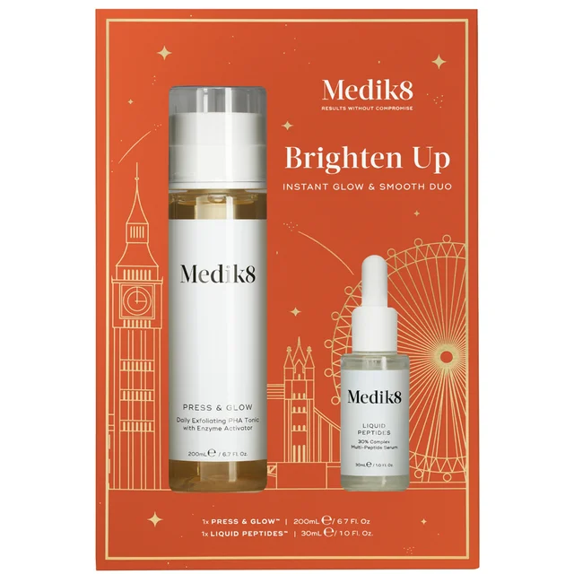 Medik8 Brighten Up Instant Glow and Smooth Duo (Worth £87)