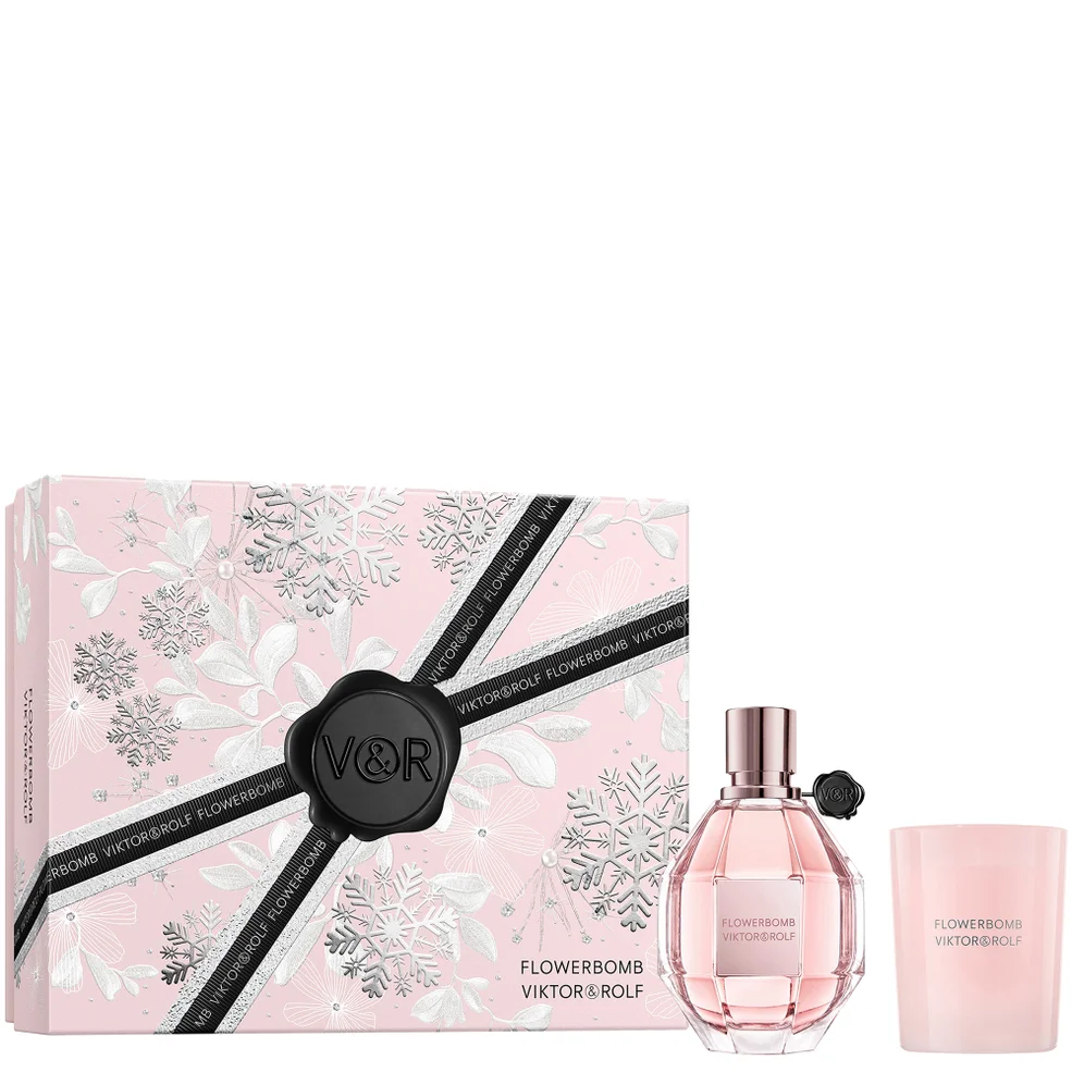 Viktor & Rolf Flowerbomb Eau De Parfum 100ml Candle Gift Set Image 1
