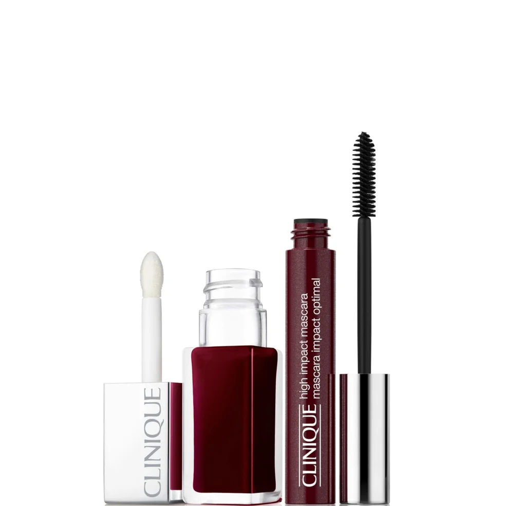 Clinique Limited-Edition Black Honey Lip + Cheek Oil and Mascara Duo Image 1