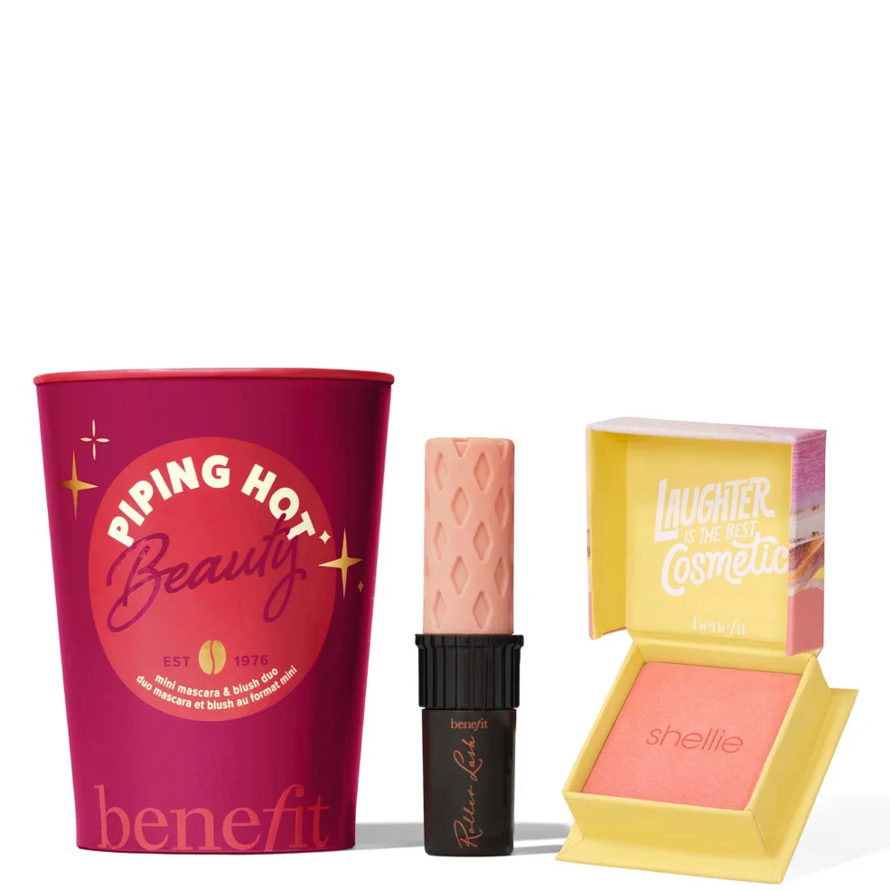 benefit Piping Hot Beauty Mini Roller Lash Mascara & Shellie Blush Duo (Worth £31.50) Image 1